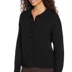 Banana Republic Ladies' Polo Cardigan, Black, XL